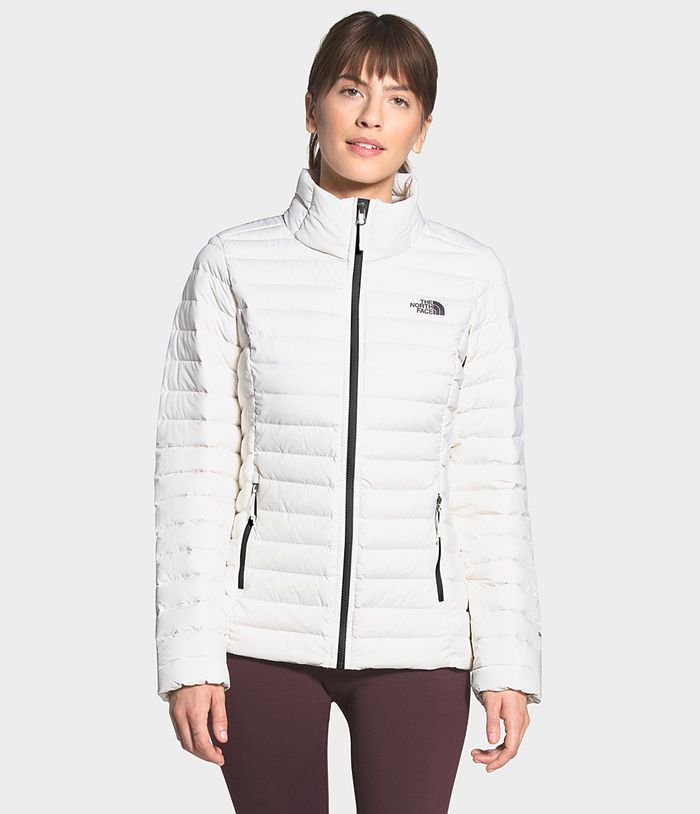 Casaca De Pluma The North Face Mujer Stretch Blancas - Peru 65023LORK